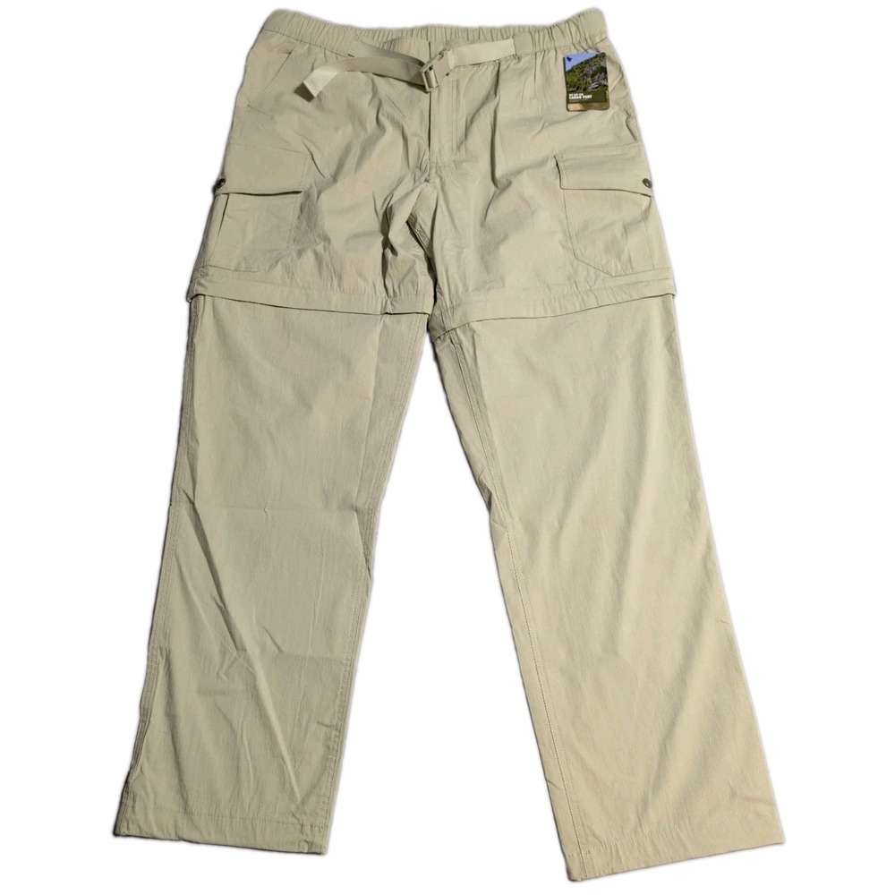 Ozark Trail Zip Off Cargo Hiking Pants Mens 40 Convertible Nylon Stretch NWT